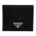 26SS Prada Re-Nylon Half Wallet Black 2MO004 2DMH F0002
