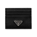 Prada triangle logo card wallet black 2MC025 2E54 F0002
