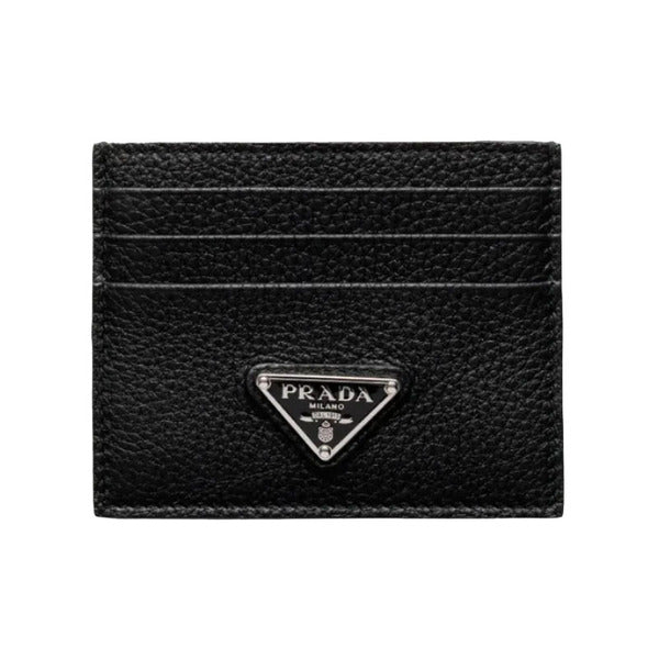 Prada triangle logo card wallet black 2MC025 2E54 F0002