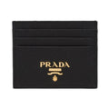 Prada Saffiano Card Wallet Black 1MC025 QWA F0002