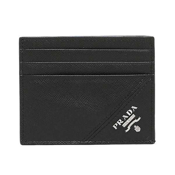 Prada Saffiano Card Wallet Black 2MC223 QME F0002