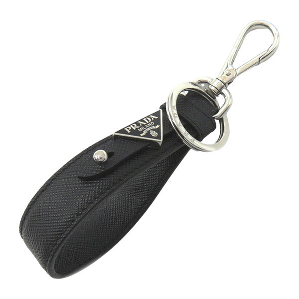 Prada Sapia诺瓦 Triangle Logo Keyring Black 2PP68T 053 F0002