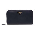 Prada Saffiano Zip Wallet Black 1ML506 QHH F0002