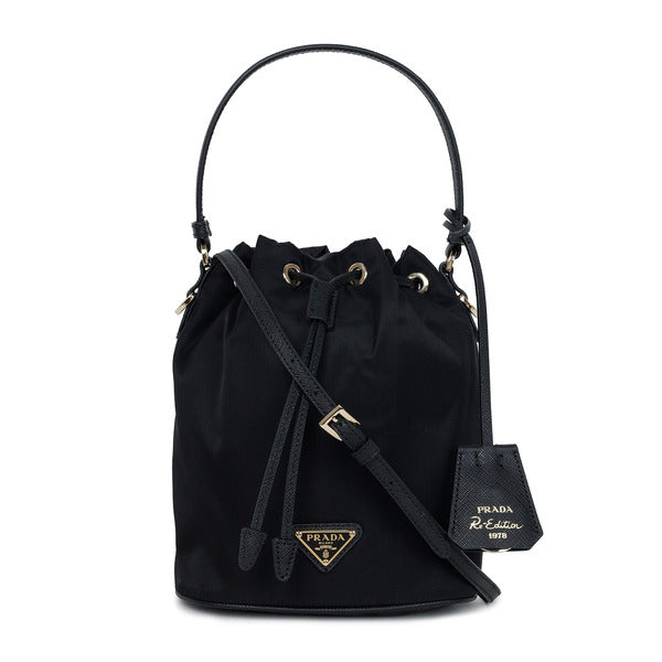 Prada Reedition 1978 Black Women's Mini Bucket Bag 1BE067 RV44 F0002