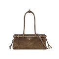 Prada leather medium brown women's handbag 1BA426 2C4S F0324