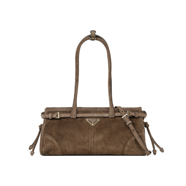 Prada leather medium brown women's handbag 1BA426 2C4S F0324