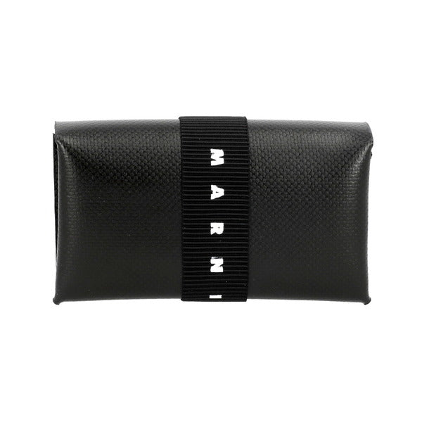 Origami PVC 3-piece binding flap card wallet