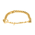 Jahmues 223JW332-5845 280 bracelet with logo chain