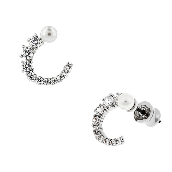 Swarovski 5692260 Matrix Pearl Hoop Earrings