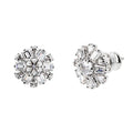 Swarovski 5691483 Idyllia Snow Flower Stud Earrings