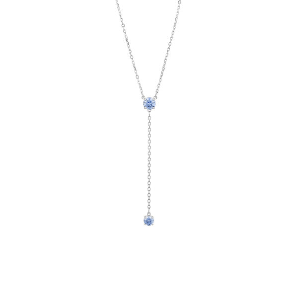 Swarovski 5723571 Attract Y Blue Necklace