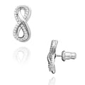 Swarovski 5687269 Hyperbola Infinity Stud Earrings