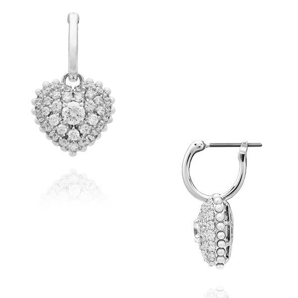 Swarovski 5684384 Hyperbola Heart Hoop Drop Earring
