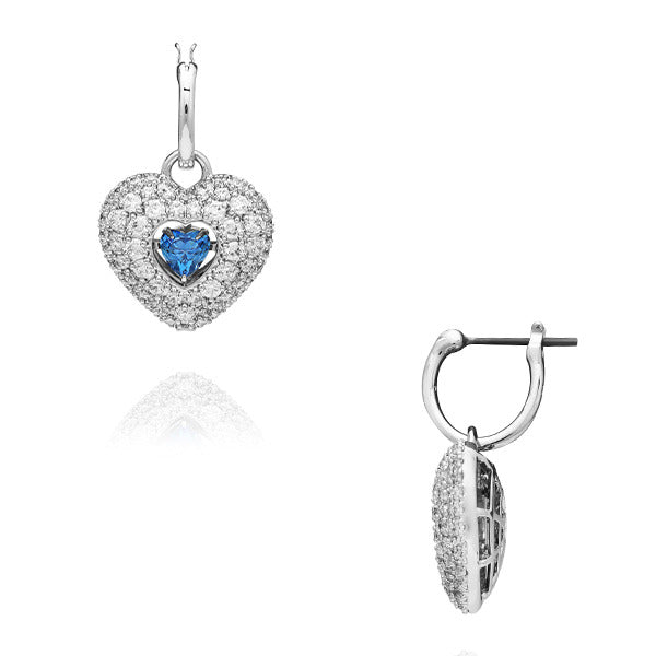 Swarovski 5680392 Idyllia Hyperbola Heart Hoop Earring
