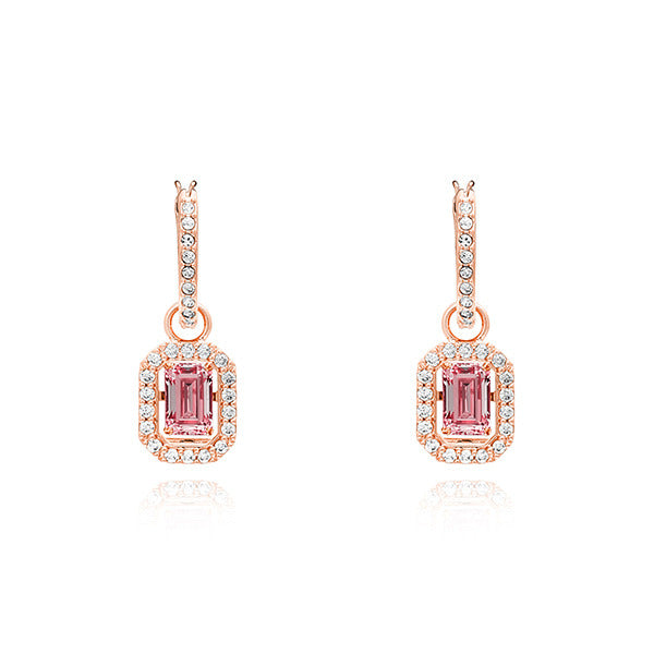 Swarovski 5649474 Una Millenia Hoop Drop Earrings