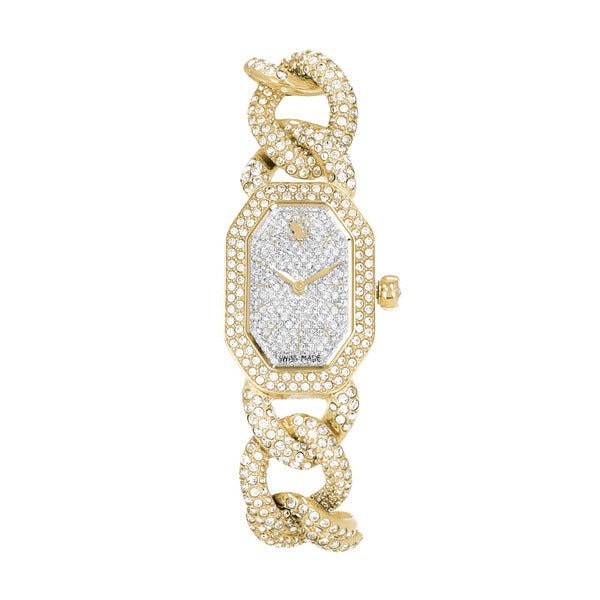 Swarovski 5668854 Dextera crystal chain women's metal watch