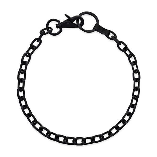 Awor雷斯 A4228LB Lead Metal Black Keychain Necklace