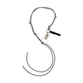 Hourareshi A4248LH lavender hot pink leather keychain necklace