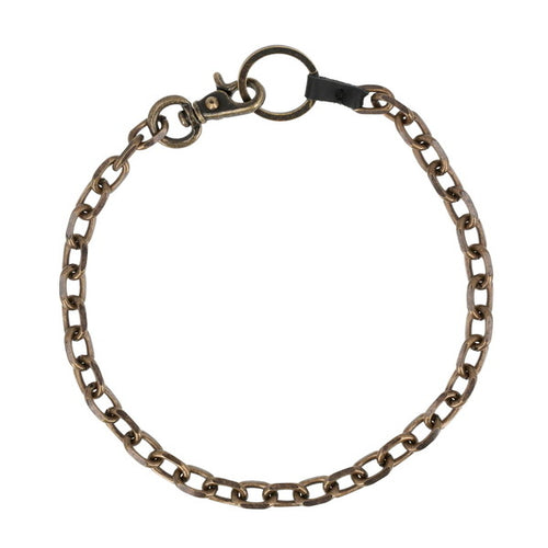 Ahoura A2258LAB radon antique brass keychain necklace