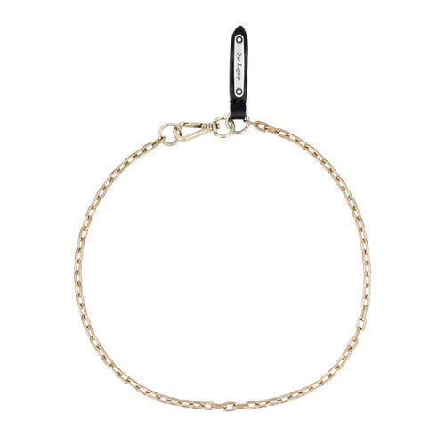 Ahoura A4258DG delicate gold brass necklace