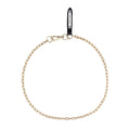 Ahouragasi A4258DG delicate gold brass necklace
