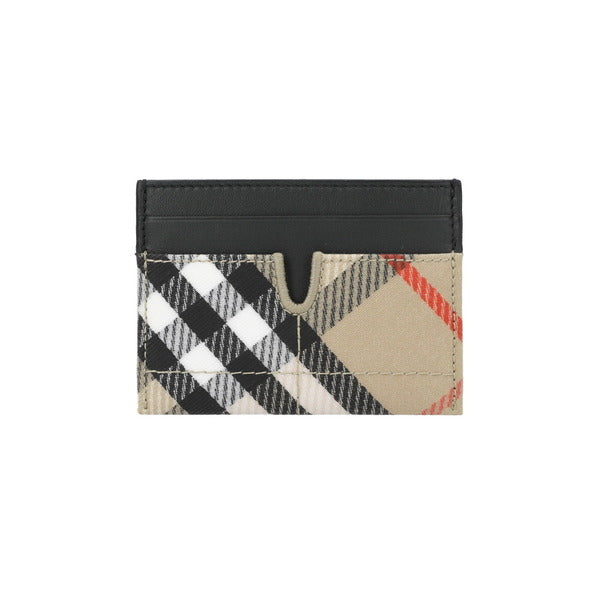 Burberry 8097484 B9368 Check Leather Wallet