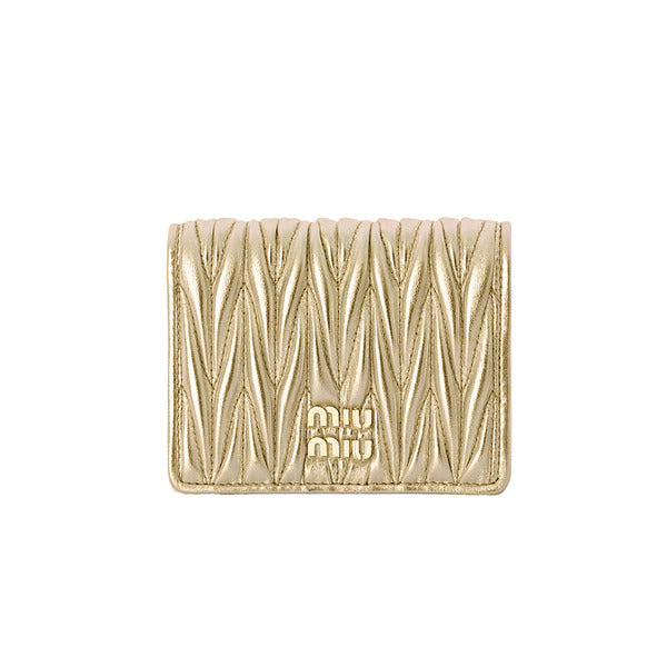 Miu Miu 5MV204 AFPP F0846 Materasso Napa Coin Wallet