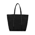 VanessaBruno 0PVE31 V40409 999 Cabet Sparx Linen Zip Tote Bag Large L