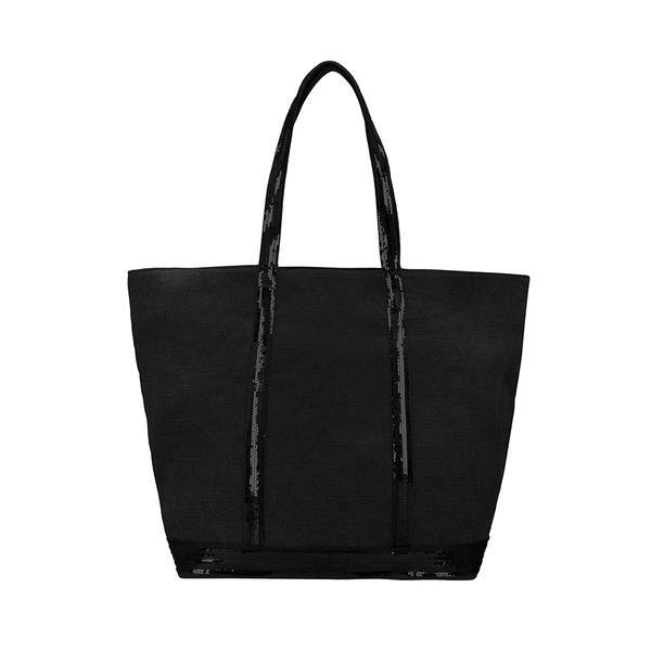 VanessaBruno 0PVE31 V40409 999 Cabet Sparx Linen Zip Tote Bag Large L