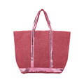 Vanessa Bruni 0PVE31 V40413 333 Cabas Spangle Linen Tote Bag Medium M
