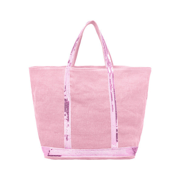 Vanessa Bruni 0PVE31 V40413 480 Cavigliola Sparkle Linen Tote Bag Medium M