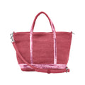 Vanessa Bruno 0PVE31 V40410 333 Cabas Sparkle Linen Zip Tote Bag Mini XS