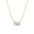 Valentino 5W2J0Q37 YCW MH5 (J0Q37 MH5) Garrabani V-logo crystal necklace