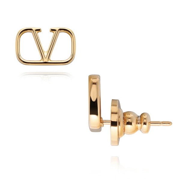 Valentino 7W2J0G76 MET CS4 (J0G76 CS4) Garrabani V logo earrings