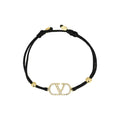 Valentino 7W2J0X85 RLV EDM (J0X85 EDM) Garavani V logo cotton bracelet