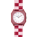 KatyAlpaShopping [OfficialImport] MiniKyomo MK42 Checkered Raspberry IceCream Watch