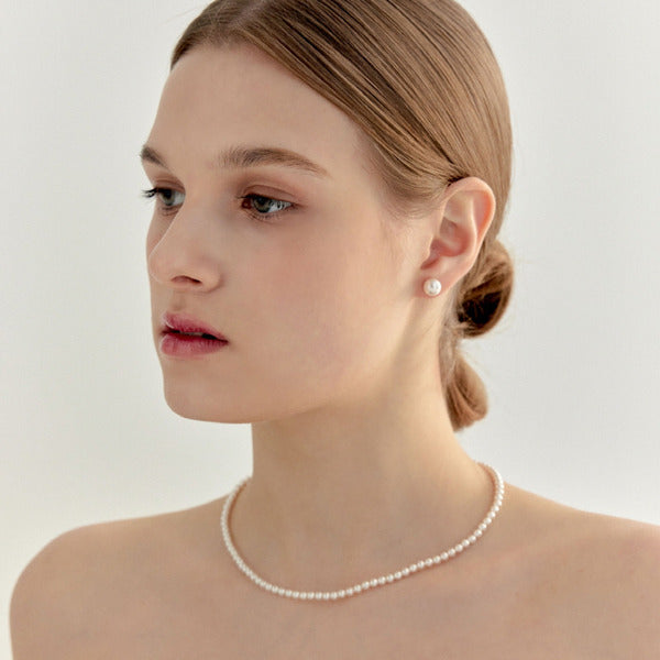 KATYALPHA SHOPPING [Official Factory] Miss Green Victoria Petite Pearl Necklace