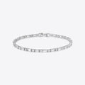 KATYALPHA SHOPPING [OfficialCompany] Miss Green Cross Pavé Baguette Round Tennis Bracelet