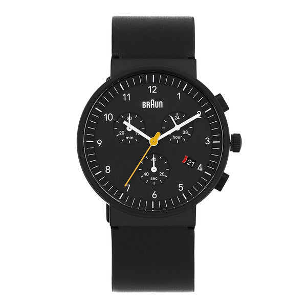 KatyAlphaShopping BRAUN BN0035BBKBKG Classic Shared Leather Watch