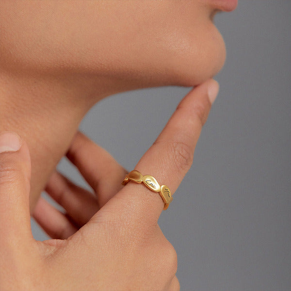 KATYALPHA SHOPPING [OFFICIALENGINEER] Miss Green Frida Love Open Ring