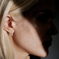 KATYALPHA Shopping [Official Company] Miss Green Single Curve Earrings