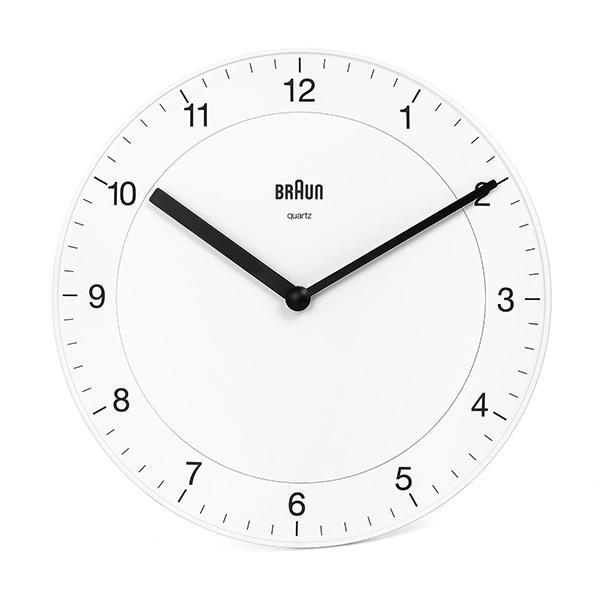 KatyAlphaShopping BRAUN BC06W Classic Analog Low Noise Wall Clock