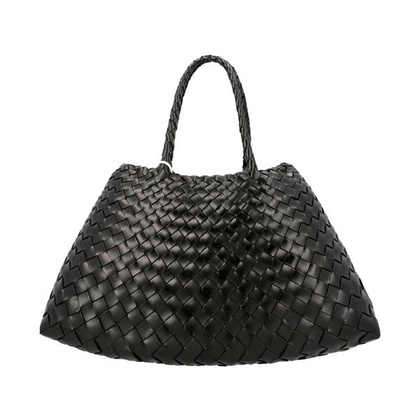 Official Import Dragon Diffusion 8893 BLACK Santa Croce Small Shoulder Bag