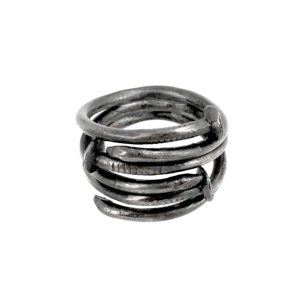 Guidi G-SPR5 SPIRAL Spiral Cannot Double Brushed Silver Ring