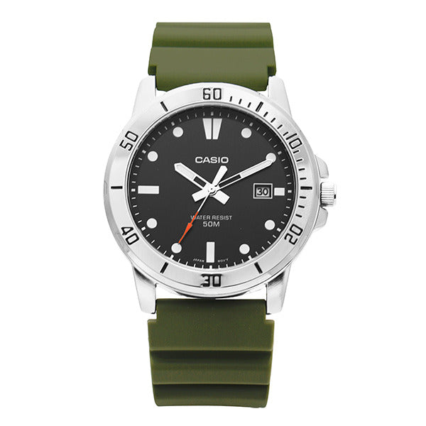 Casio MTP-VD01-3EVUDF (MTP-VD01-3E) analog men's urethane watch