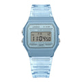Casio F-91WS-2HDF (F-91WS-2) Digital Square Vintage Retro Transparent Shared Polyurethane Watch
