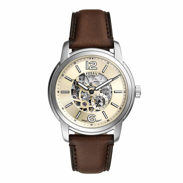 Pasal ME3264 (Heritage) Heritage Skeleton Men's Leather Watch