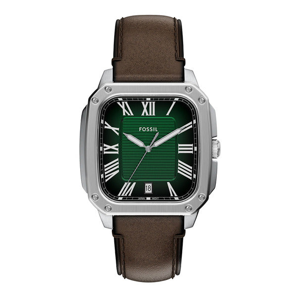 Pasal FS6150 (Crosby) square men's leather watch