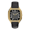 Pasal FS6151 (Crosby) Square Men's Leather Watch