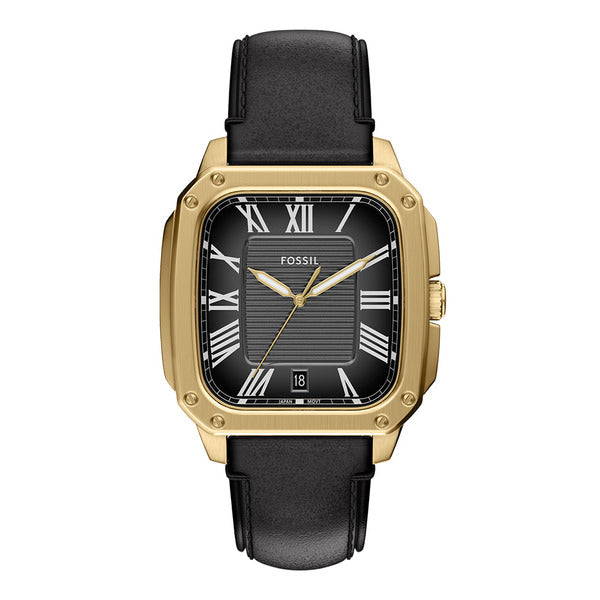 Pasal FS6151 (Crosby) Square Men's Leather Watch